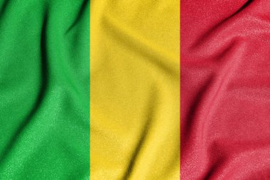 Mali Ulusal Bayrağı. Bağımsız bir ülkenin ana sembolü. Mali bayrağı. 2021