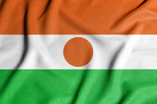 National Flag Niger Main Symbol Independent Country Flag Niger 2021 — Stock Photo, Image