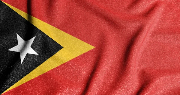 Bandeira Nacional Timor Leste Símbolo Principal País Independente Bandeira Timor — Fotografia de Stock
