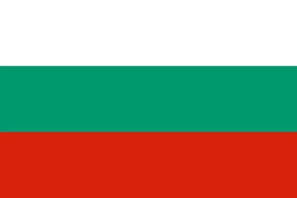 Drapeau National Bulgarie Symbole Principal Pays Indépendant Attribut Grande Taille — Photo