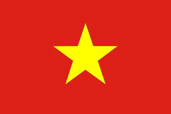 Nationale Vlag Van Vietnam Het Belangrijkste Symbool Van Een Onafhankelijk — Stockfoto