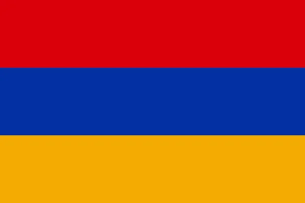 National Flag Armenia Main Symbol Independent Country Attribute Large Size — Stock Photo, Image