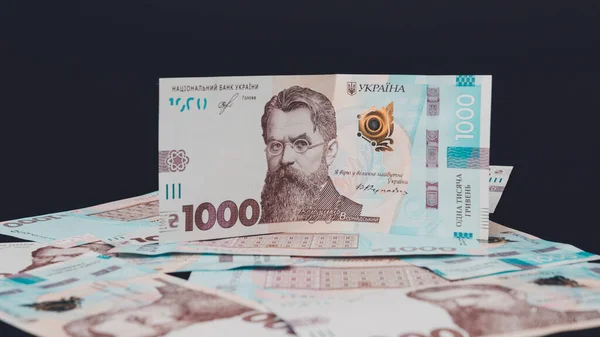 Ukrainisches Geld Wert Von Tausend Griwna Eine Neue Ukrainische Banknote — Stockfoto