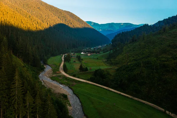 Karpatská Řeka Bila Tisa Největší Přítok Dunaje Ukrajinská Horská Řeka — Stock fotografie