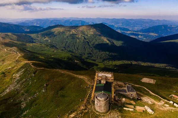 Montagne Noire Pip Ivan Des Hauts Sommets Des Carpates Observatoire — Photo