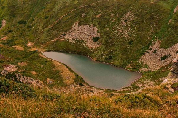 Jezero Brebeneskul Mracích Výhled Jezero Hřebene Černé Hory Ekologicky Čisté — Stock fotografie