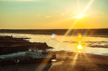 Kama Nehri set yürüyüş harika bir resim gördüm