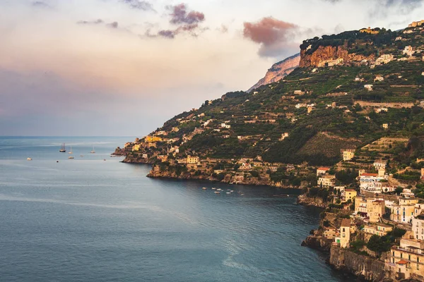 Vista Superior Del Pueblo Maiori Costa Amalfi — Foto de Stock