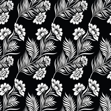 Kusursuz, siyah ve beyaz duvar kağıdı.