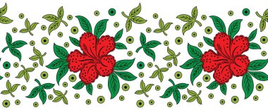 Sorunsuz kabile çiçek sınır