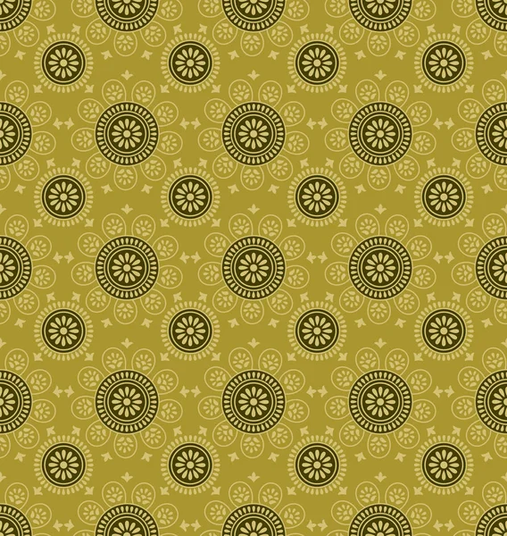 Papel Pintado Indio Tradicional Sin Costuras — Vector de stock