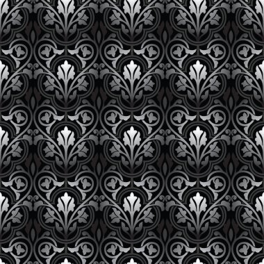 damasko sorunsuz çiçek duvar kağıdı