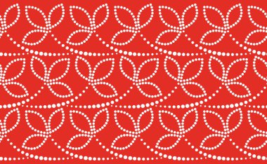 Dikişsiz vector floral kenarlık