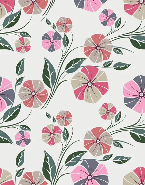 Patrón Floral Lindo Sin Costuras — Foto de stock gratis