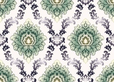 Dikişsiz Victoria Şam desen