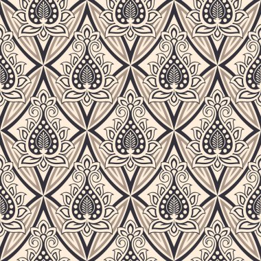 Sorunsuz damasko duvar kağıdı tasarım