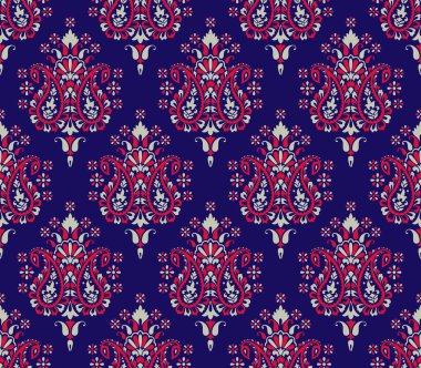 Dikişsiz vintage desenli desen