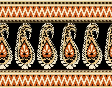 Sorunsuz tribal desenli kenarlık