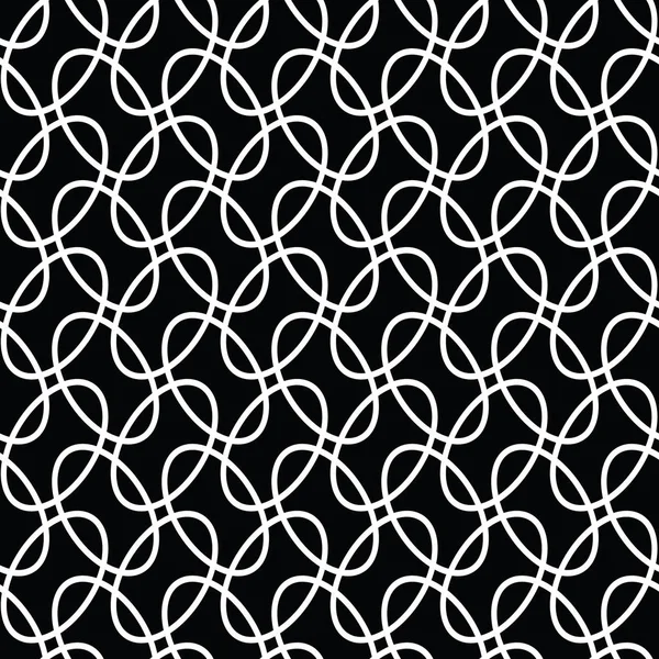Siyah ve beyaz kesintisiz geometrik desen