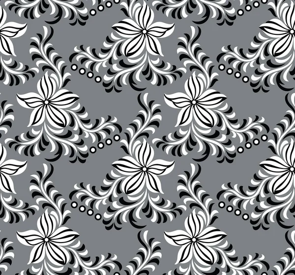 Простой текстильный цветочный узор — стоковый вектор