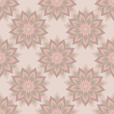 Vintage Tekstil çiçek desenli