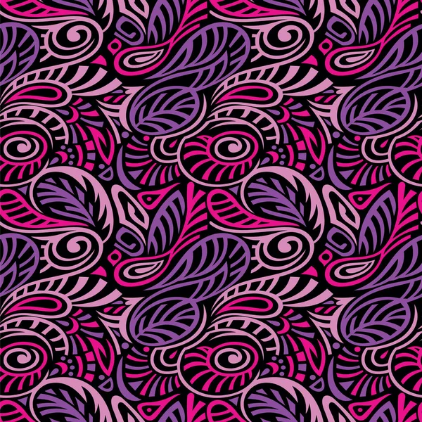 Diseño Patrón Traje Baño Neón Abstracto Sin Costuras — Vector de stock