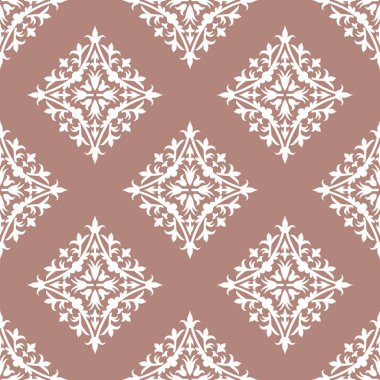 Kusursuz klasik İtalyan kumaşı duvar kağıdı deseni