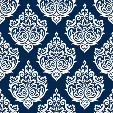 Kusursuz vektör damask duvar kağıdı tasarımı