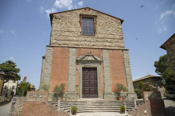 Collegiata di San Michele Arcangelo in Lucignano. — Stock fotografie