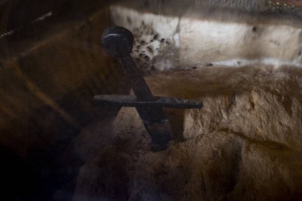 the sword in the stone of San Galgano.