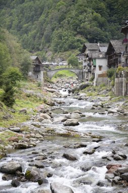 Sesia nehri, Rassa, Piedmont, İtalya.