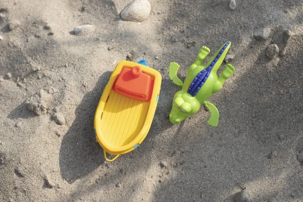 Water toys on the sand — Stock Photo, Image