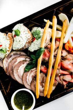 Masada düğün resepsiyonunda aperatifler