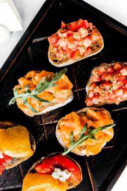 düğün resepsiyonunda aperatifler 