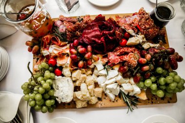 Masada düğün resepsiyonunda aperatifler