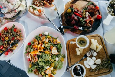 Masada düğün resepsiyonunda aperatifler