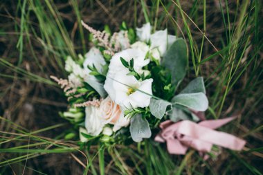 Geleneksel düğün parlak güzel buket