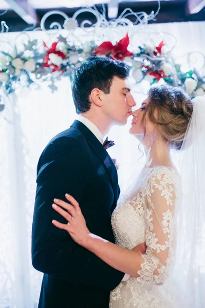 mutlu genç güzel çifte düğün töreni