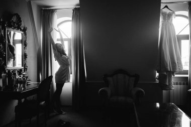 kapalı sabah poz genç güzel gelin 