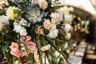 Geleneksel düğün güzel buket. Dekor