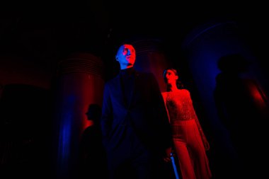 Geceleri poz güzel genç çift