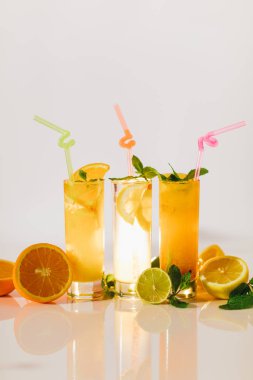 tatlı lezzetli meyve limonata, yakın