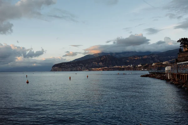 Schöner Sonnenuntergang Der Küste Italien — kostenloses Stockfoto