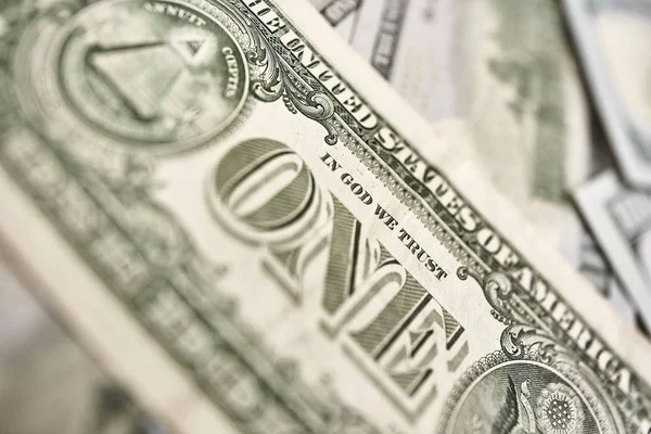 Amerikan parası dolar. parça dolarlık banknot.