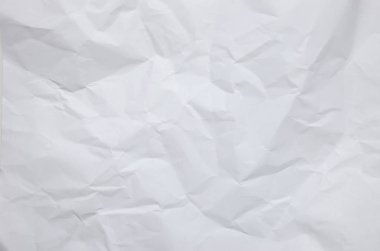 Soyut beyaz buruşuk kağıt arka plan, arka plan duvar kağıdı stil görevlisinideponun kırışıklık dokulu