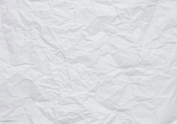 Abstracte Witte Verfrommeld Papier Achtergrond Met Textuur — Stockfoto