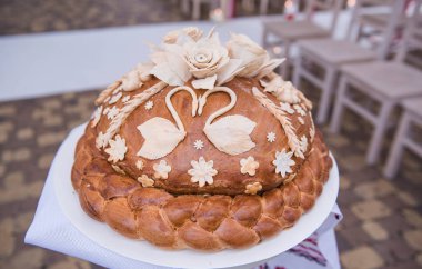 güzel ve lezzetli düğün somun.