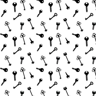 Beyaz arka plan üzerinde tuşları vektör şekli