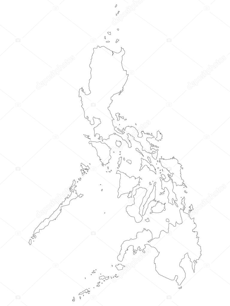 Featured image of post Black Philippine Map Vector Philippine map clipart free download