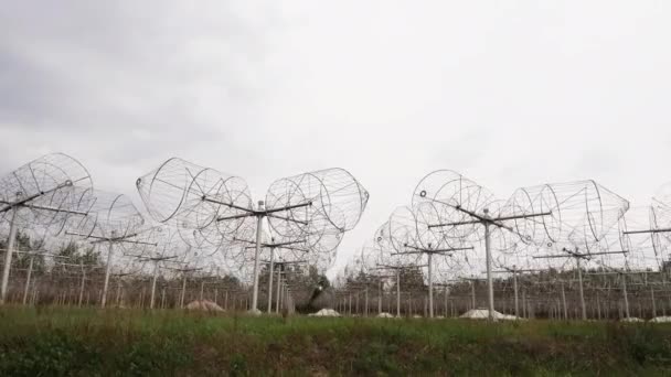 Radiotelescópio URAN-2 — Vídeo de Stock